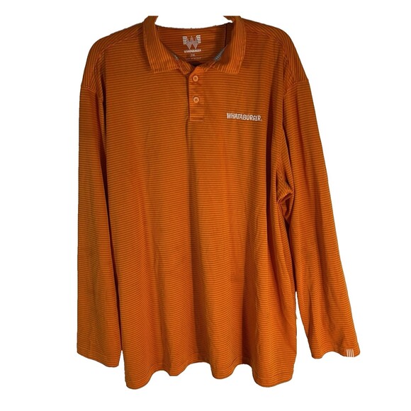 Whataburger 2XL Striped Polo Shirt - Picture 1 of 8